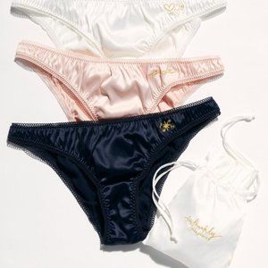 NWT Free People Piece of My Heart Undies Set of Three